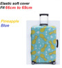 ELASTIC Luggage Cover for 66cm to 69cm Pineapple Blue