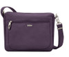 Travelon Classic Anti-Theft East West Crossbody Purple 43115