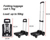 Folding luggage cart 1.7kg