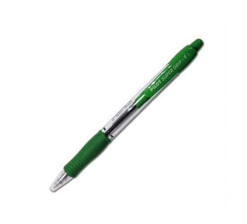 Pilot Supergrip ball pen 0.7mm Fine tip - GREEN