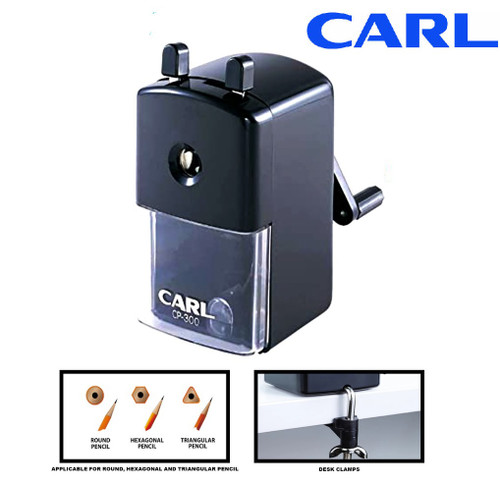 CARL CP300 THICK pencil sharpener BLACK