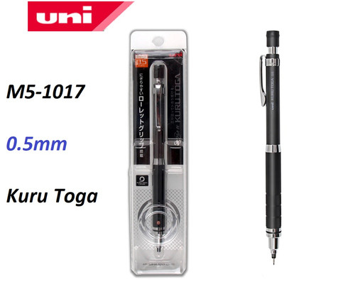 Uni Kuru Toga 0.5mm Mechanical Pencil M5-1017 BLACK