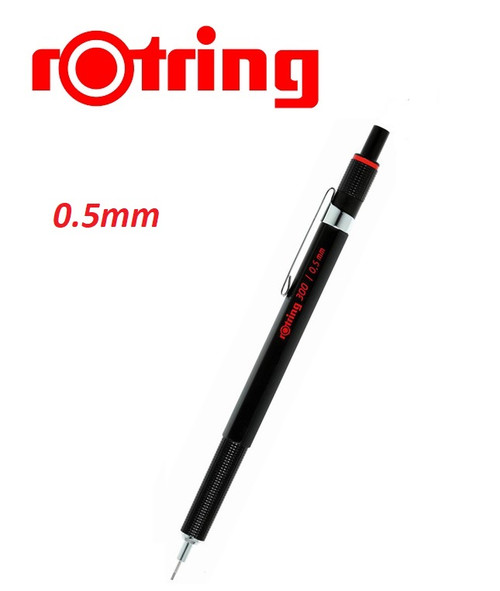 Rotring 300 Mechanical Pencil 0.5mm Black Barrel