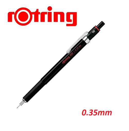 Rotring 300 Mechanical Pencil 0.35mm Black Barrel