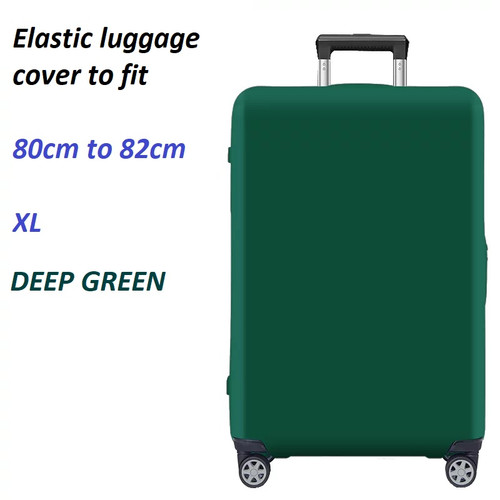  Elastic Polyester luggage cover for 80cm to 82cm Deep Green