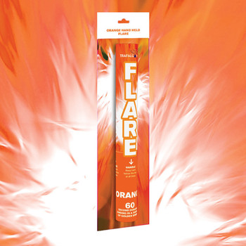 Orange Hand Held Flare Orange Hand Held Flare