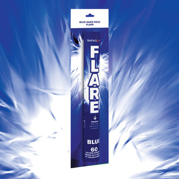 Blue Hand Held Flare Blue Hand Held Flare