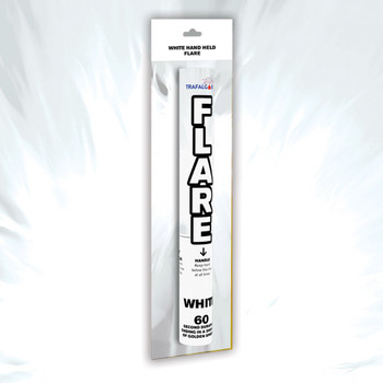 White Hand Held Flare White Hand Held Flare
