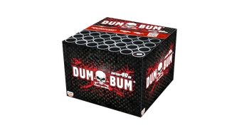 Dum Bum 49 Shot 30mm | Titanium Salute Firework