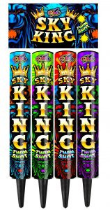 4 Roman candles in a pack 