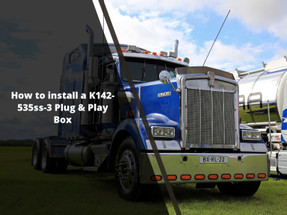 How to install a K142-535ss-3 Plug & Play Unit (Air Operated)