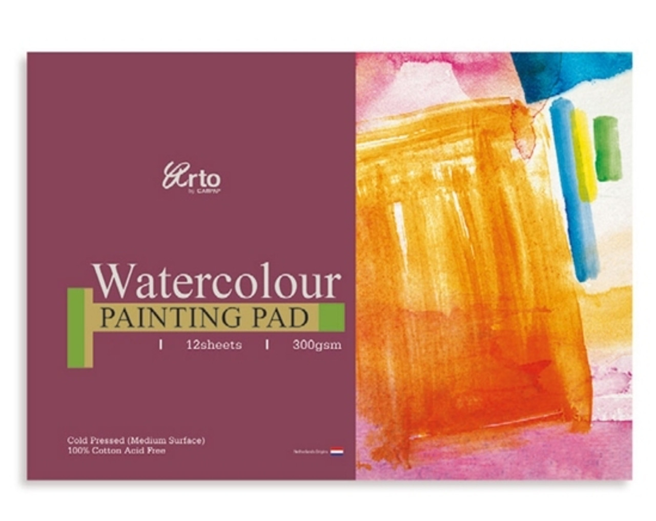 Arto 100% Cotton Watercolour Paper Pad