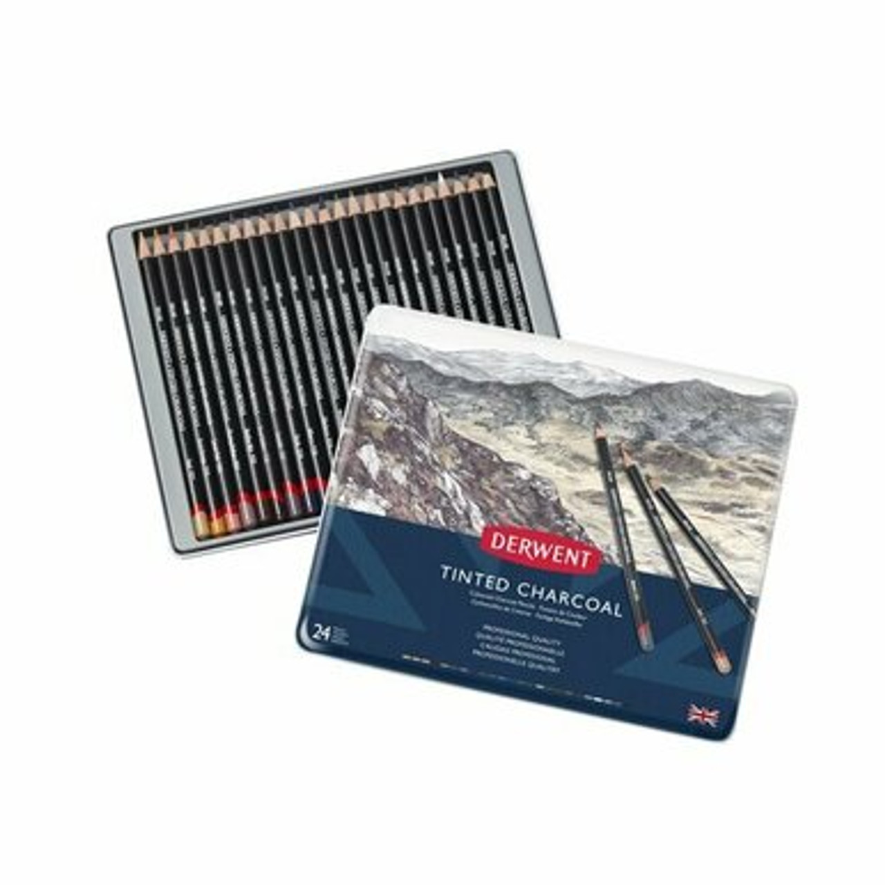 Derwent Tinted Charcoal Set of 24