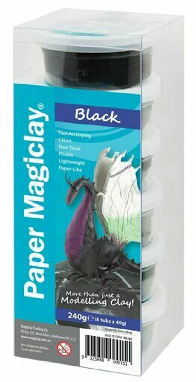 Paper Magic Clay 250g black