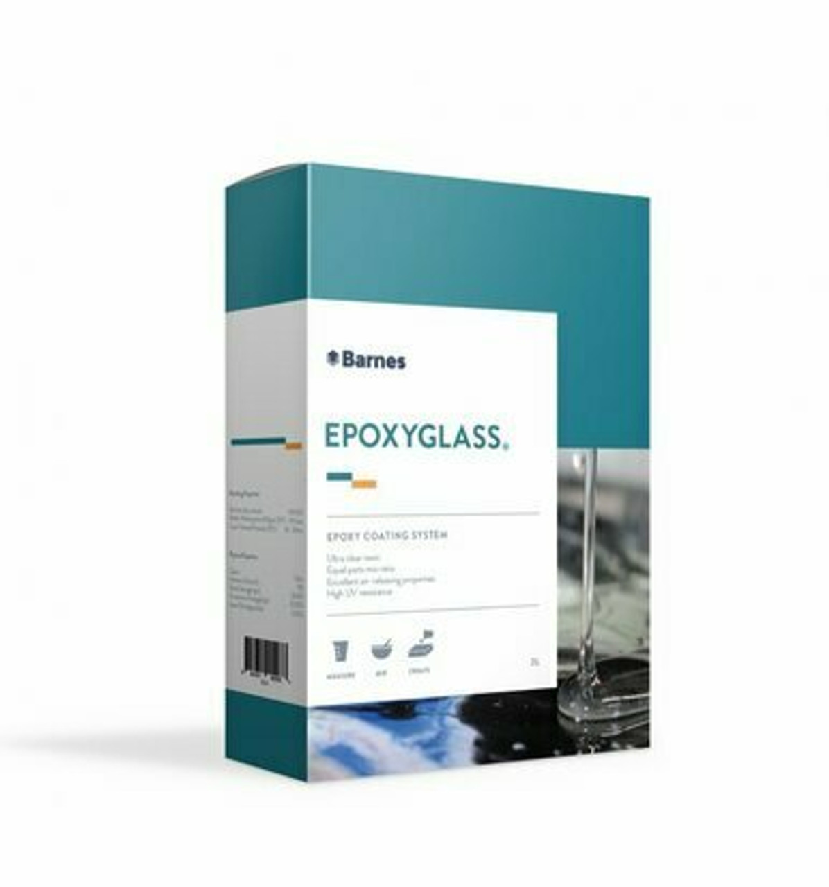 Barnes Epoxy Glass 2 Part Resin 1L