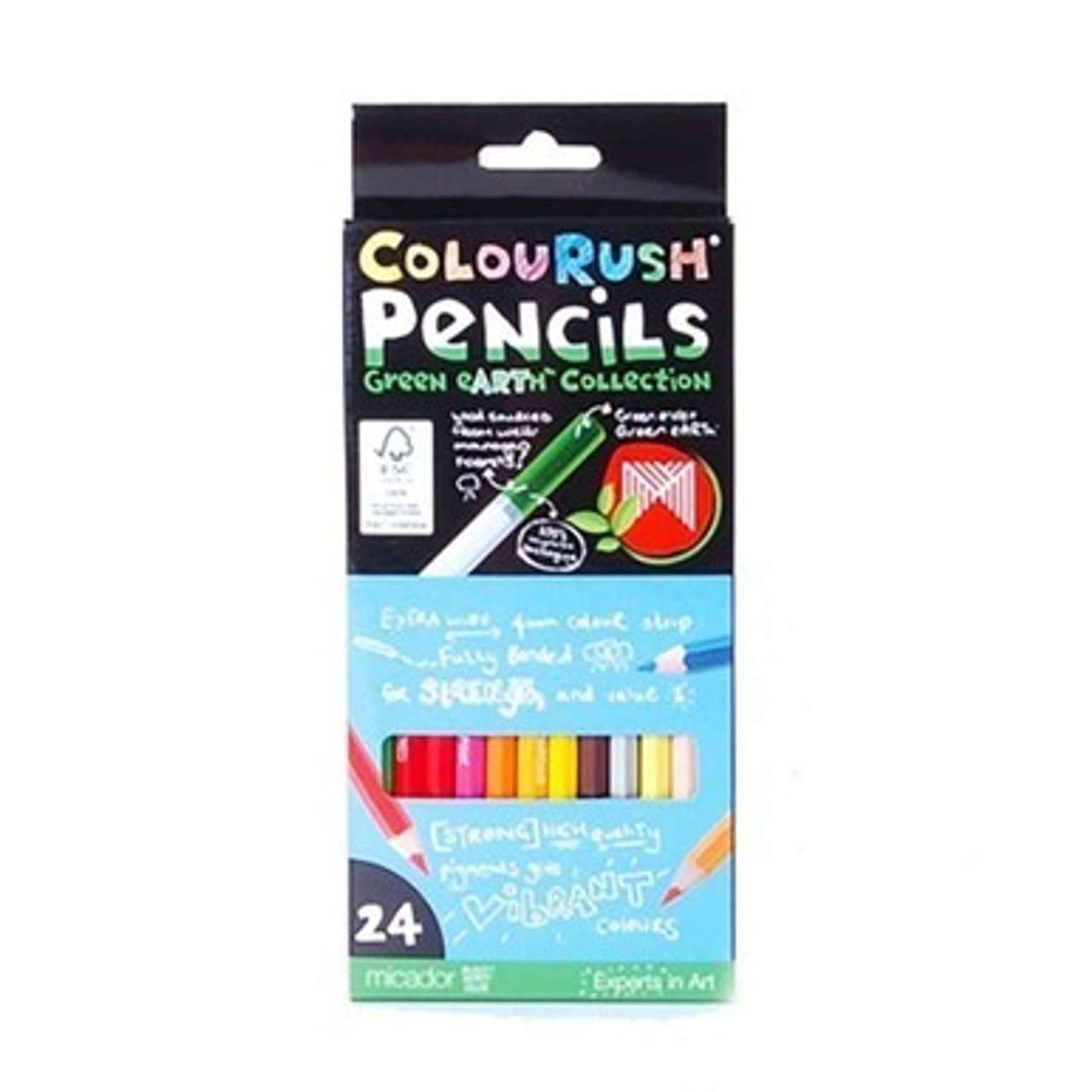 Micador Colourush Pencil Set 24