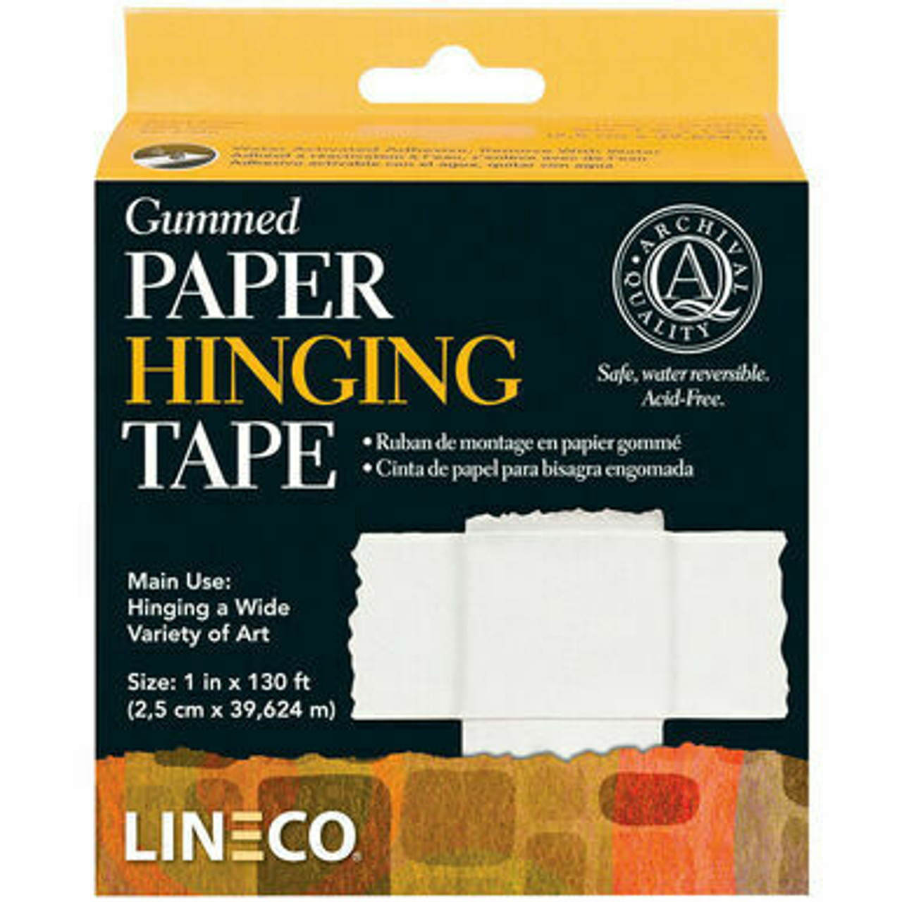 Lineco-PAPER HINGED GUM TAPE  25MM X 40MT 533-0751