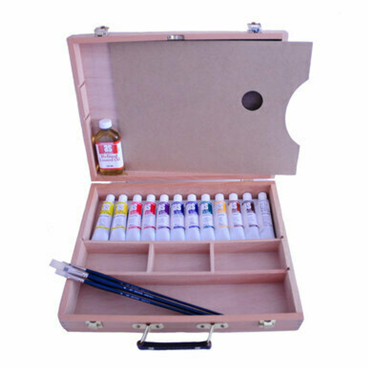 Art Spectrum Oil Paints Set 12 Large Wooden Box