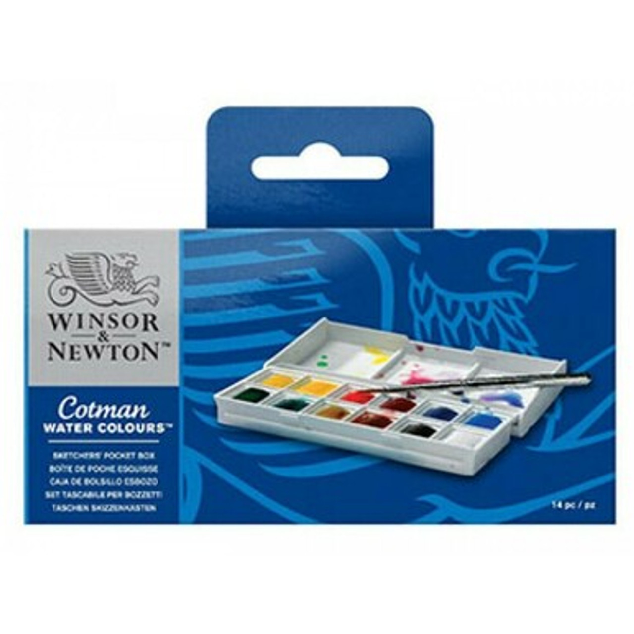 Winsor & Newton : Professional Watercolour : Field Box : Set Of 12 Half Pans