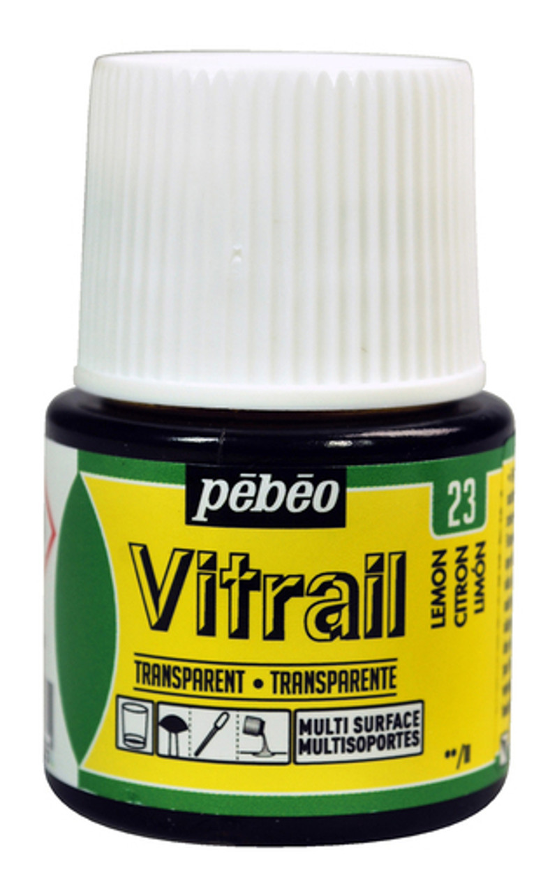 Pebeo Vitrail Glass Paint 45ml - Lemon