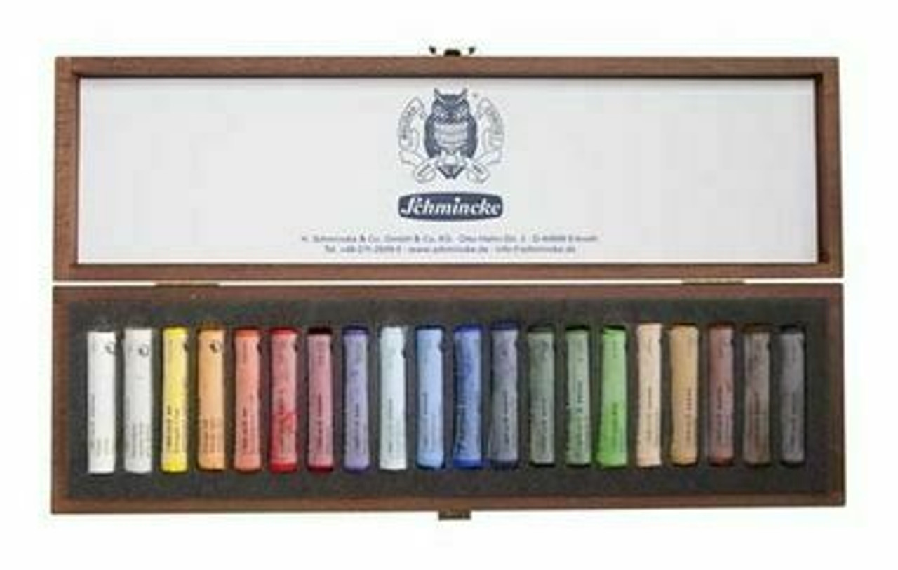 Schmincke Soft Pastel Wooden box set 20