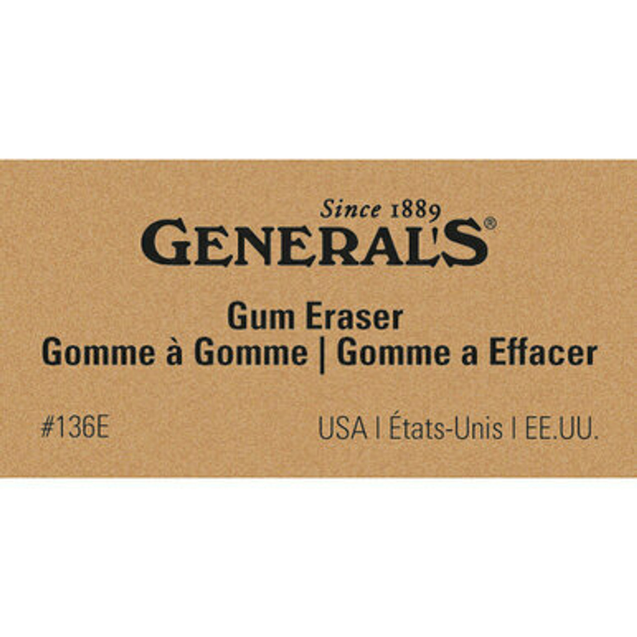 Generals Gum Eraser 2 inch