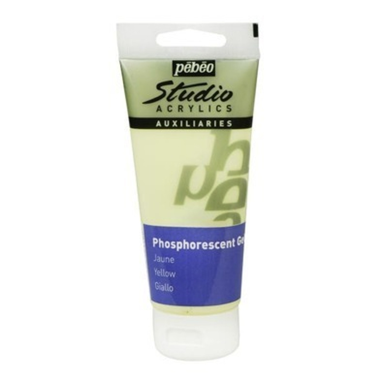 Pebeo Phosphorescent acrylic gel Yellow