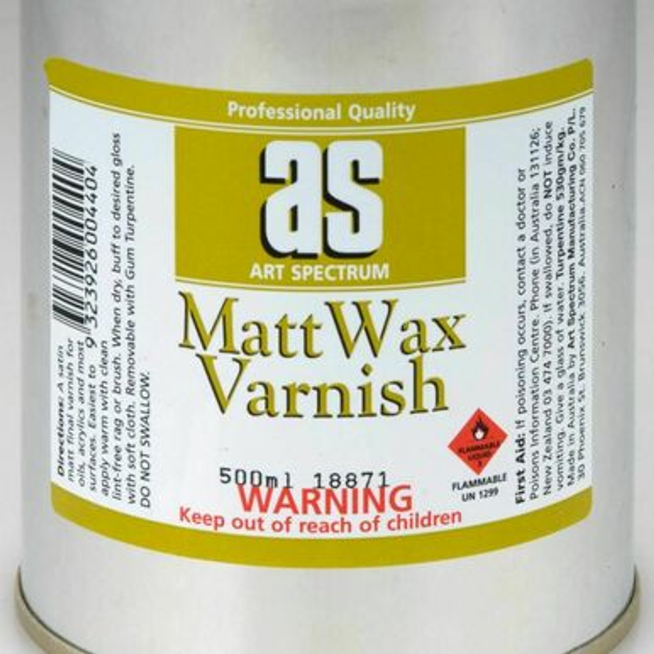 Art Spectrum-Matte Wax Varnish 500ml