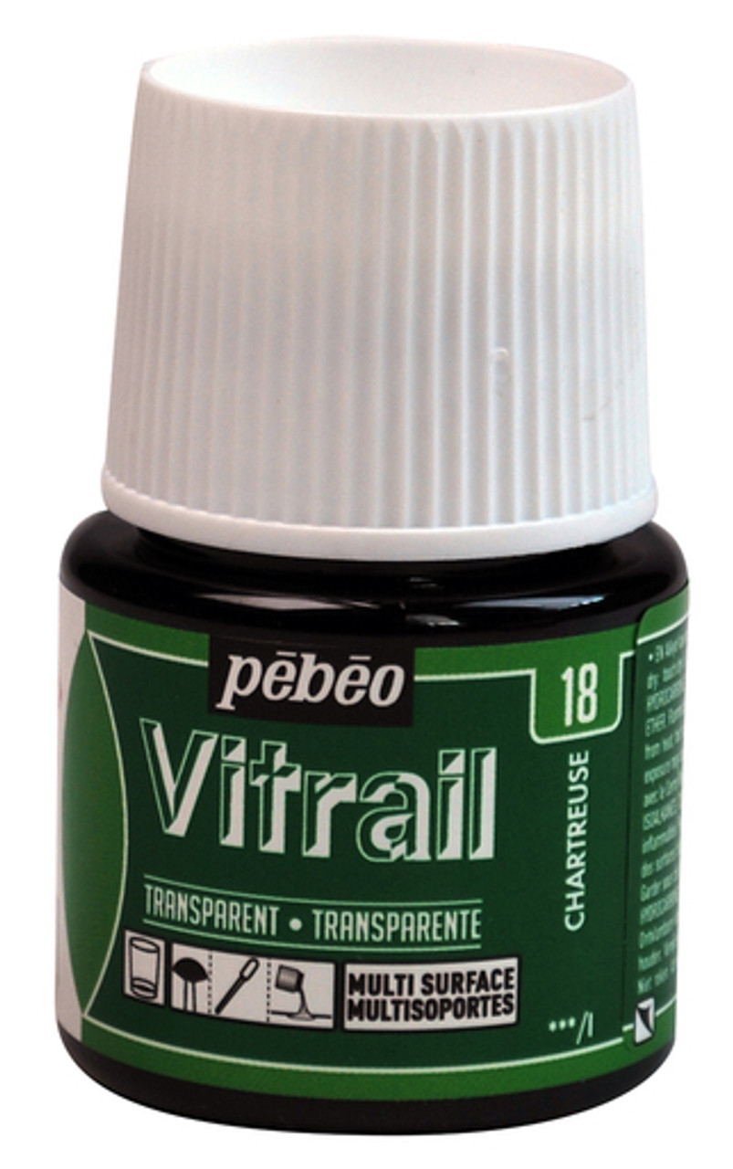 Pebeo Vitrail Glass Paint 45ml - Chartreuse