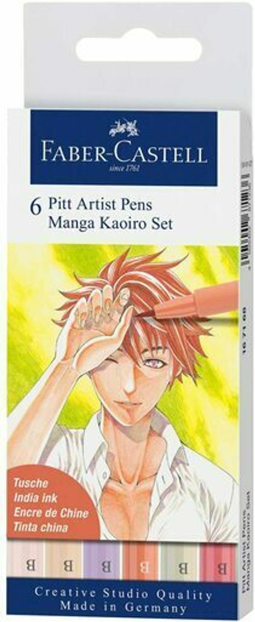 Pitt Artist Brush Pen Set Manga Kaoiro