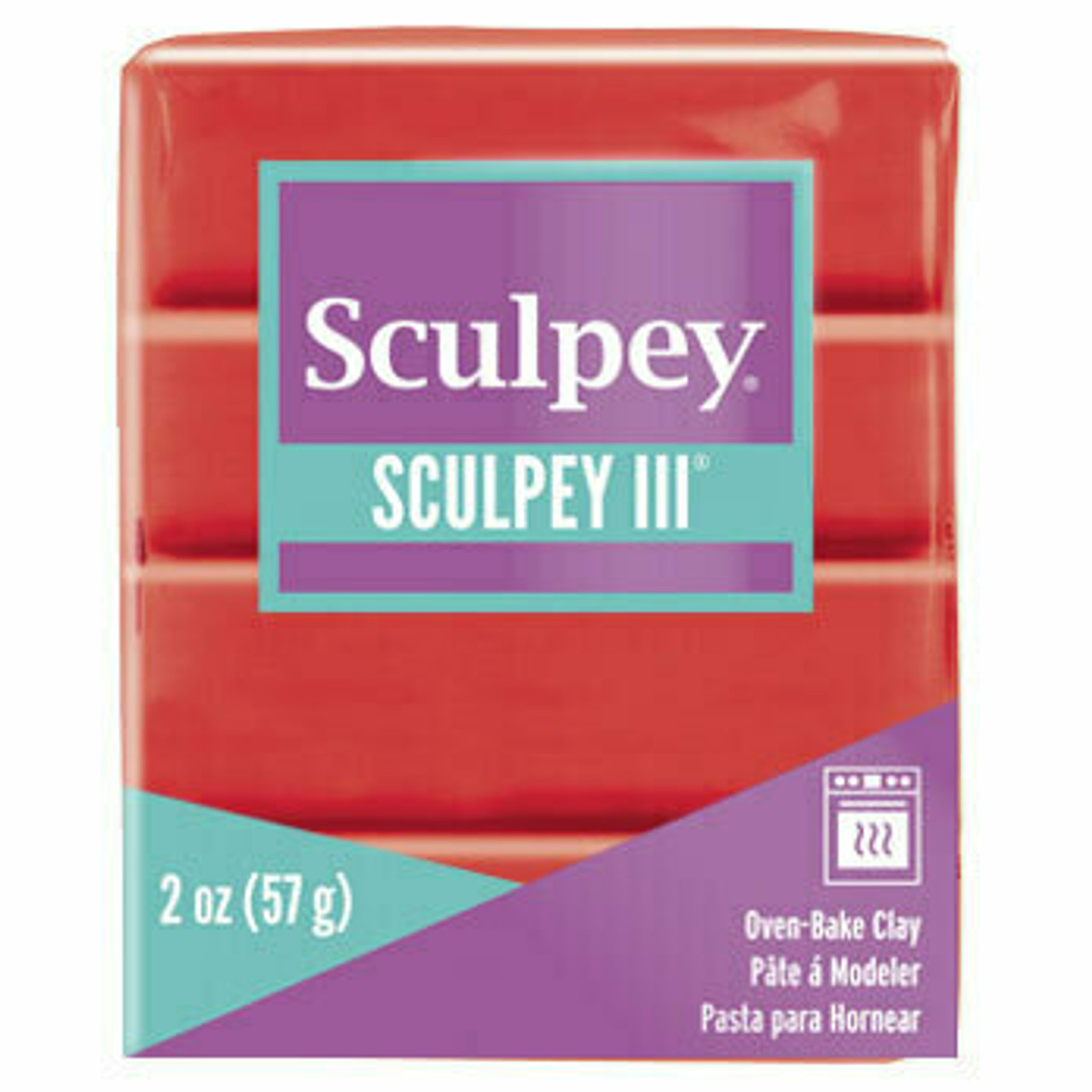 Sculpey III Red Hot Red 2oz (57g)
