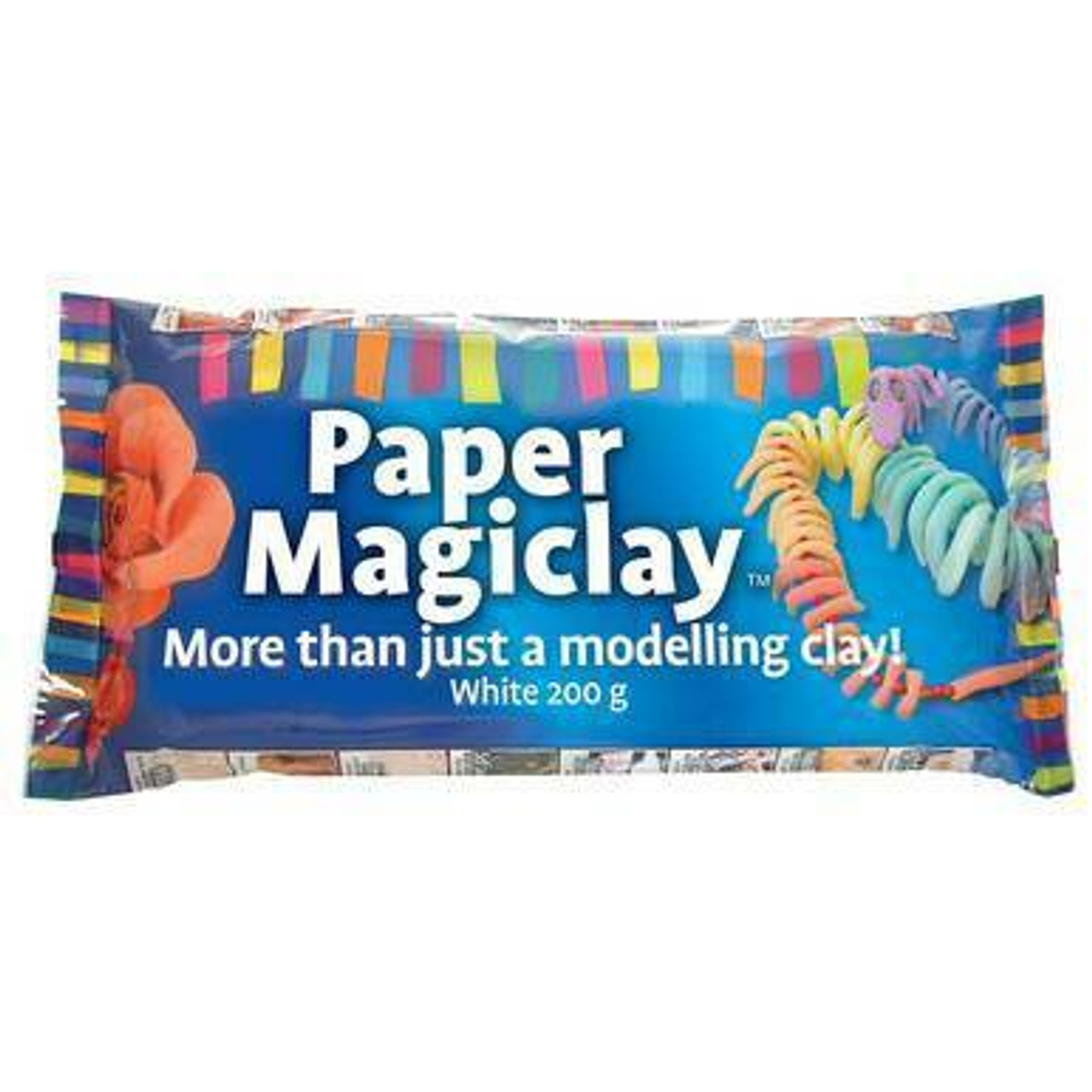 Paper Magic Clay 200g white flat pack