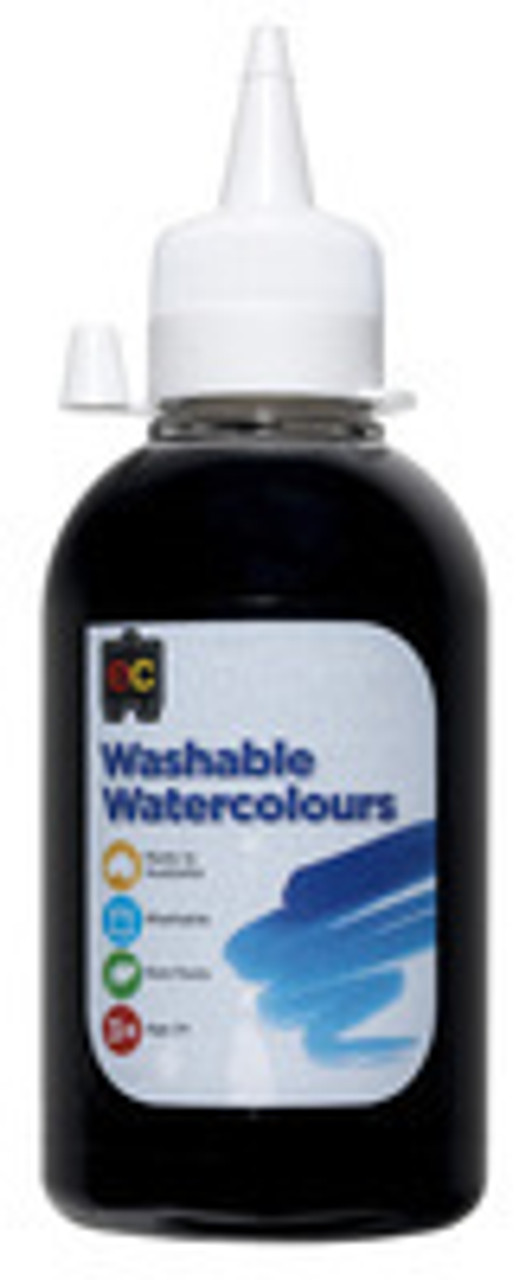 Liquid Watercolour 250ml Black