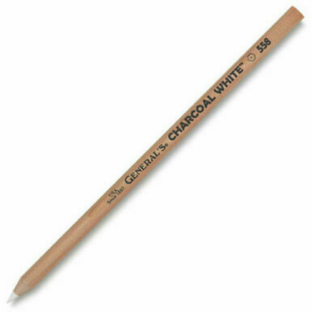 Generals Charcoal Pencil - White