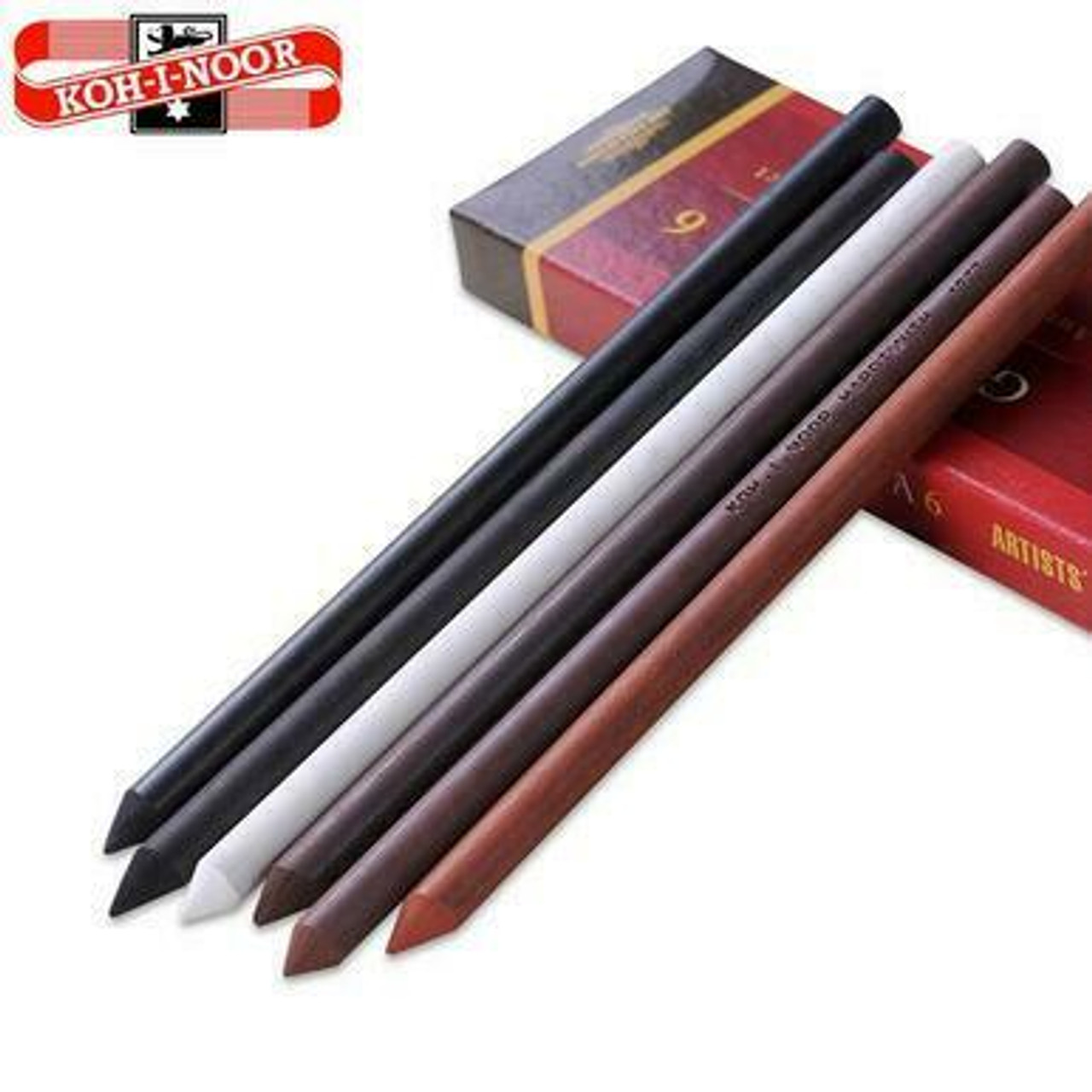Koh I Noor Clutch Pencil - 5.6mm lead Charcoal soft