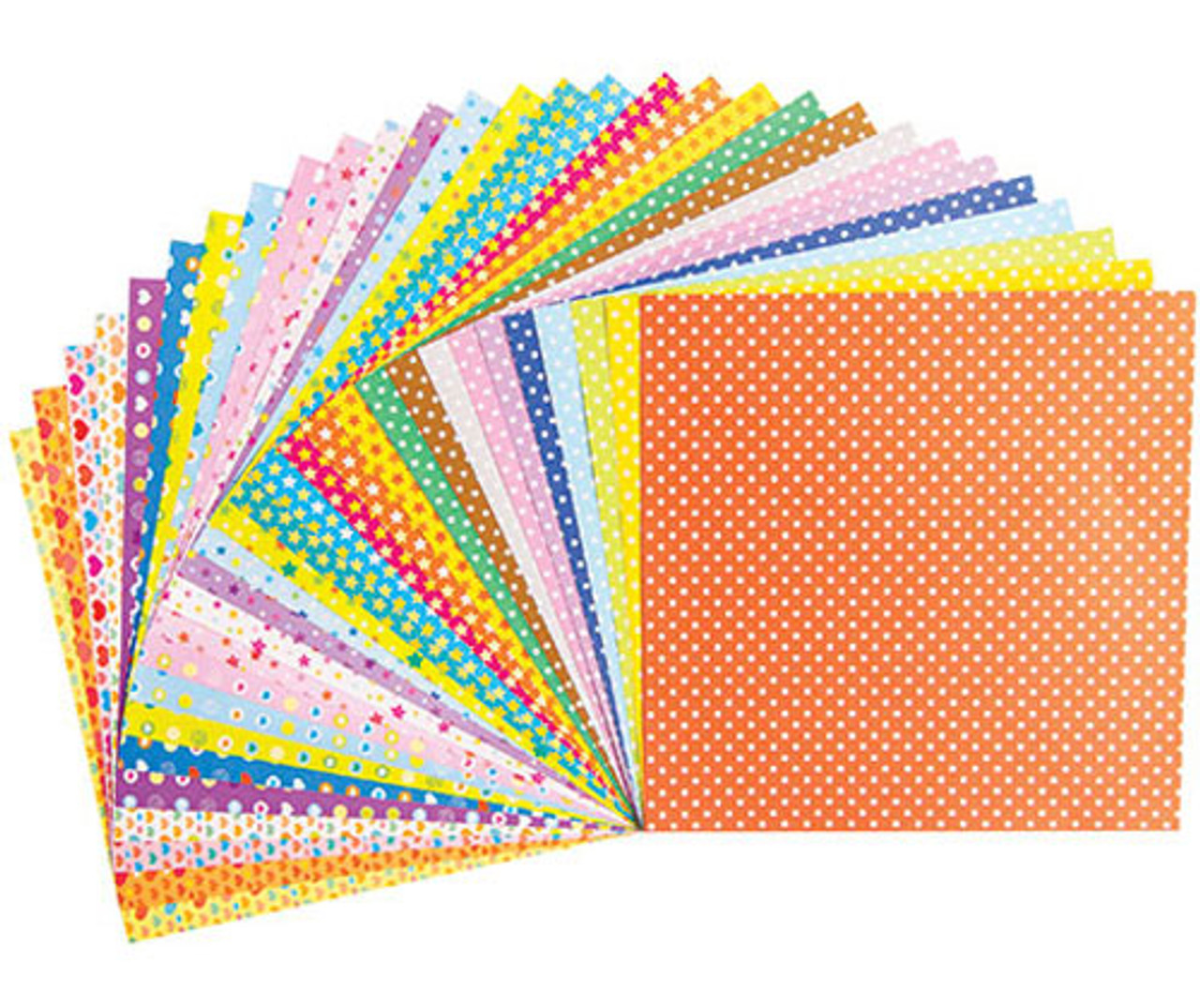 Pattern origami paper 300 sheet, 30 design, plastic ontainer