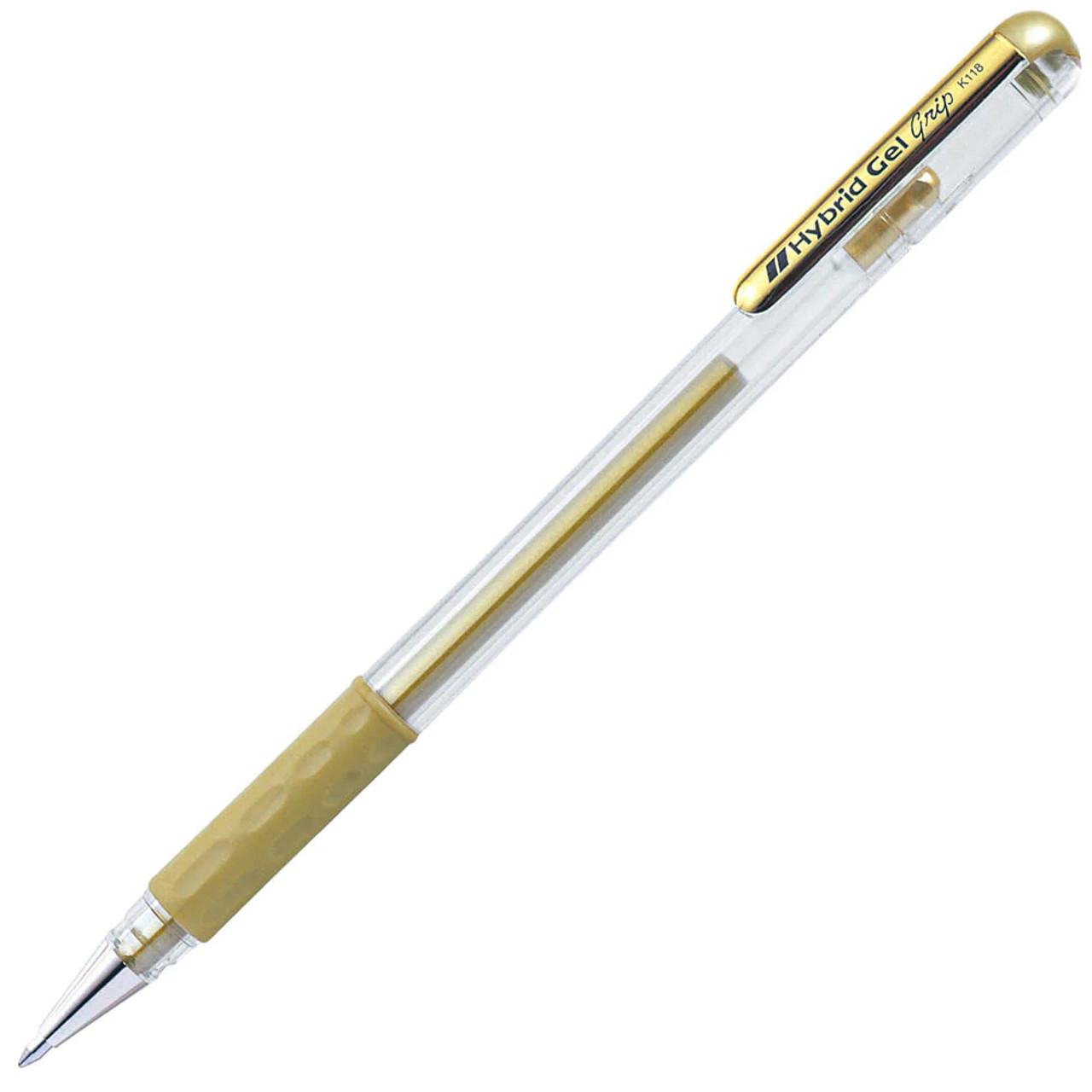 Pentel Hybrid Gel Pen K118 Gold