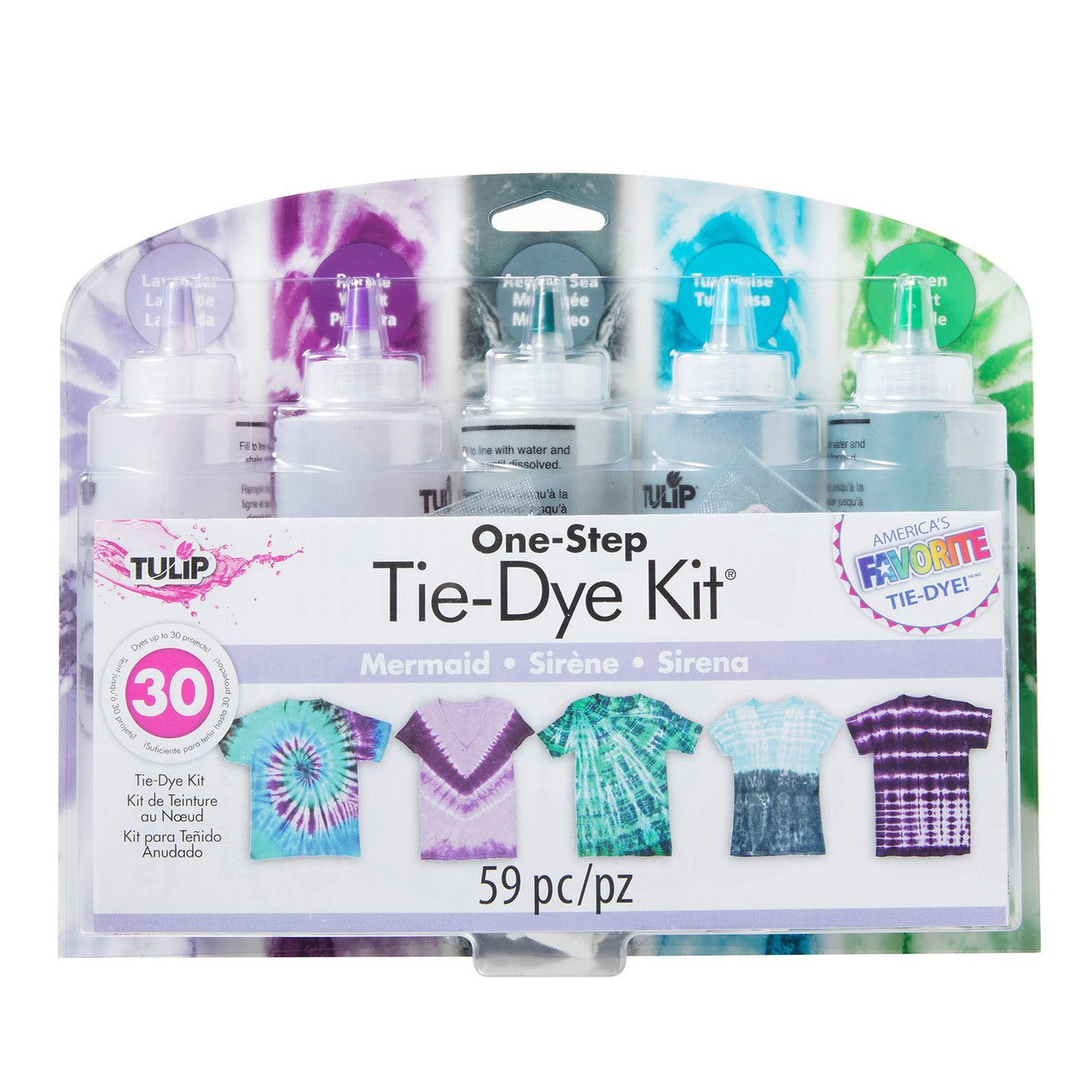 Tulip Tie Dye Kit Mermaid 5 colour