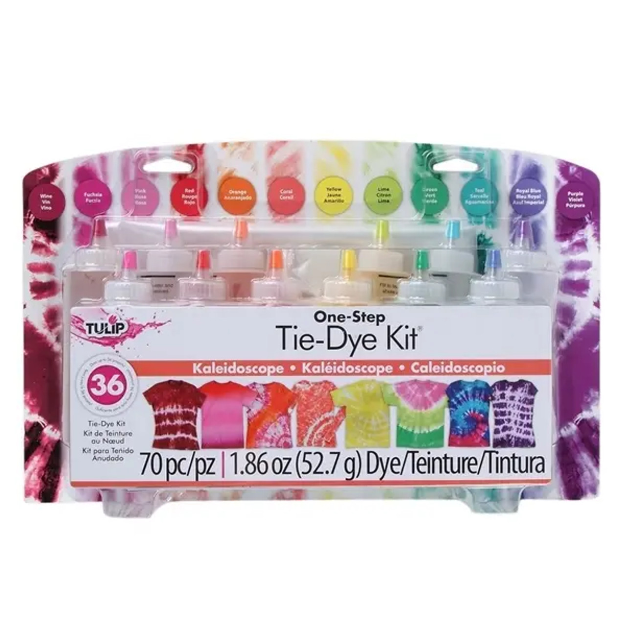 Tulip Tie Dye Kit Kaleidoscope 12 colour