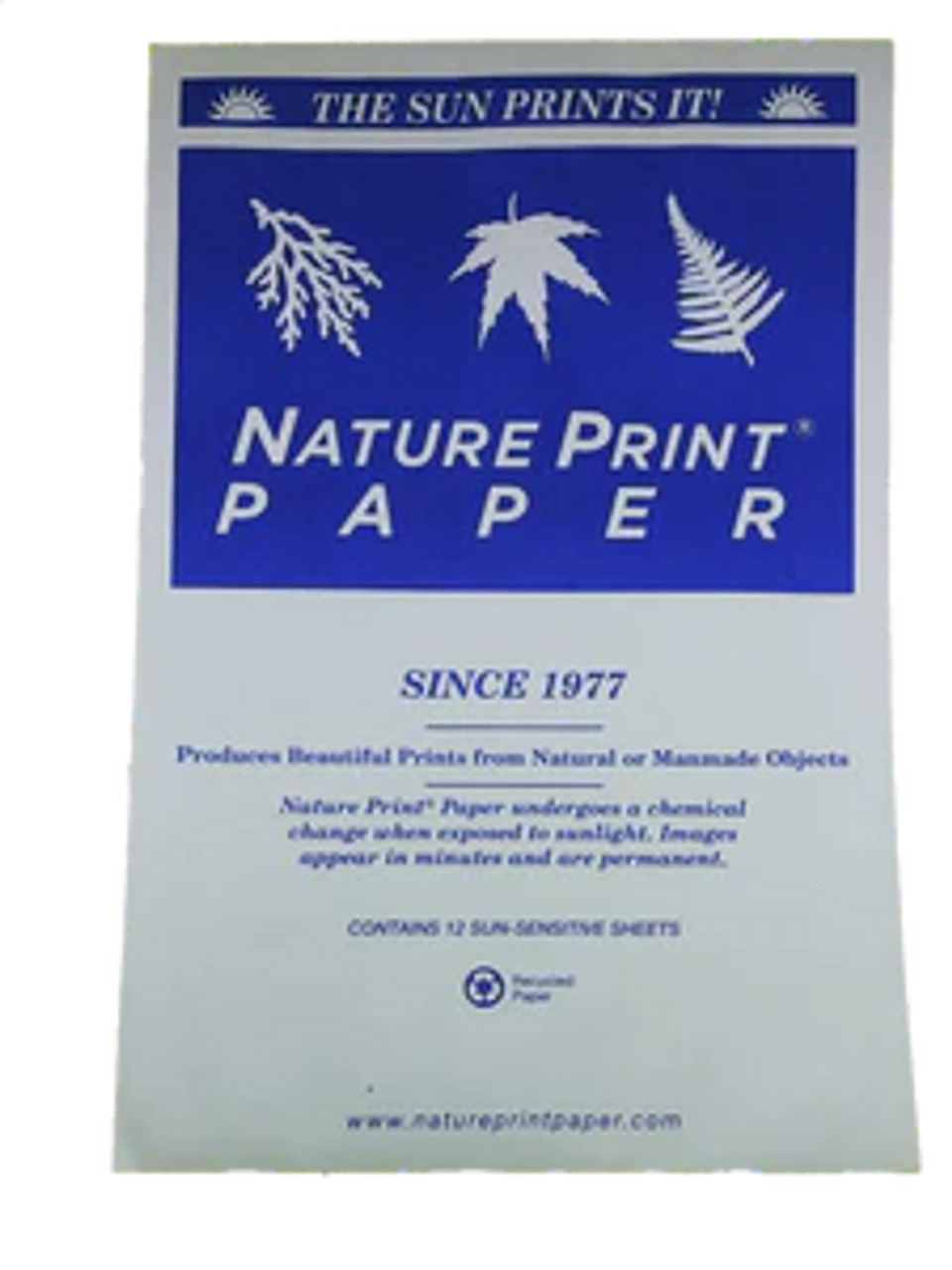 Natureprint Sunprint Paper Pack