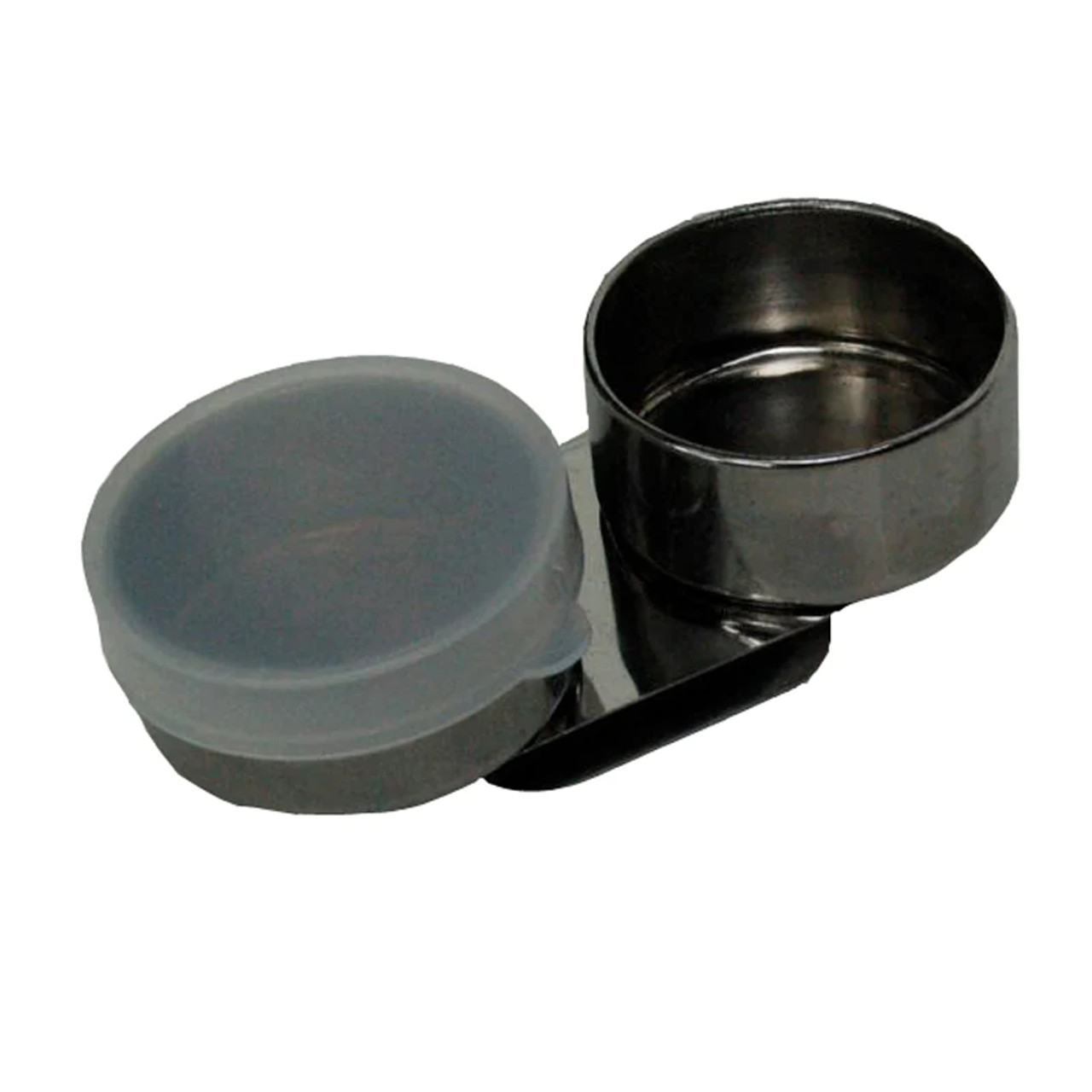 Double paint dipper palette cup plastic lid