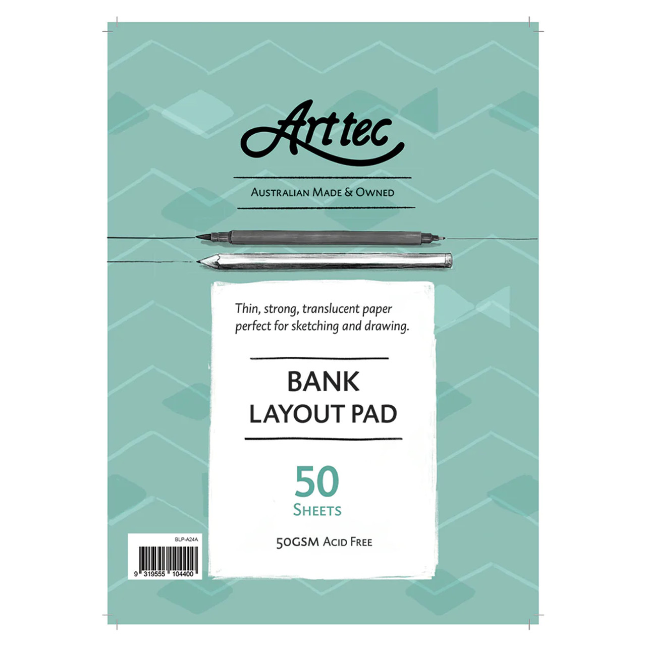 Arttec Bank Layout Pad A4