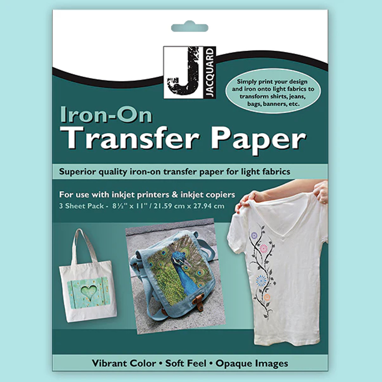 Iron on Transfer Paper pack of 3