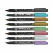 Fudebiori Metallic Brush Pen Purple