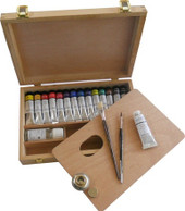 Sennelier Wooden Box Gouache Set