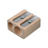 Lyra Wooden 2 Hole Sharpener