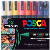 Uni Ball Posca PC-5M Assorted set 16