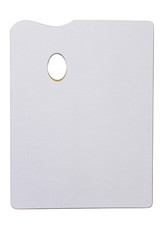 White non-stick laminated palette 30x40cm rectangle