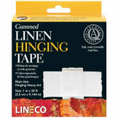 Lineco-GUMMED LINEN HINGING TAPE 25MM X 10MT L533-1025