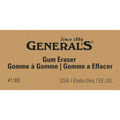 Generals Gum Eraser 2 inch